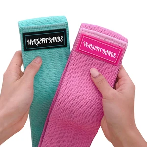 Squat Circle Fabric Pink Resistance Band