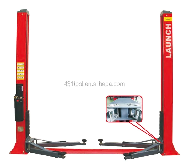 Launch Air Hydraulic Car Lifts Two Post Car Lift For Garage Ce