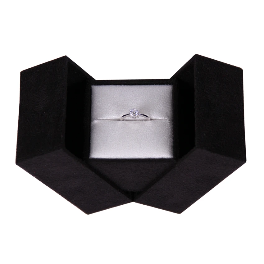 Wholesale Unique Black Small Luxury Engagement Velvet Ring Box Buy