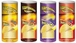
Canned snack crispy corn snacks chinese snacks chips 