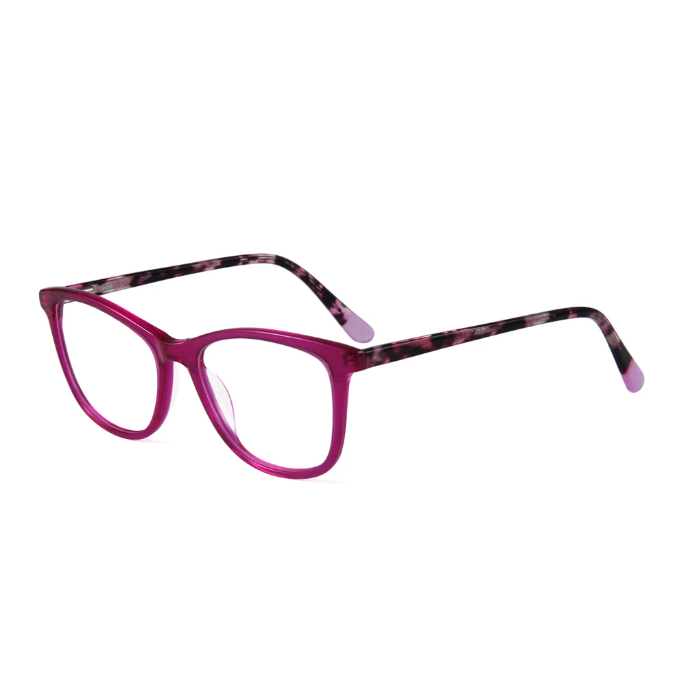 

2019 new Tortoise Acetate optical frame CE FDA custom reading glasses with fashion style, 5 colors