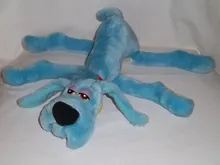 peluche chien bleu