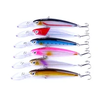 

Christmas stocking 17cm 30g floating Minnow fishing lure Laser isca bass hard Bait