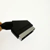 china factory wholesale 21 Pin Nickel Plated Male SCART Plug Connector TV game console Cable component Accessories