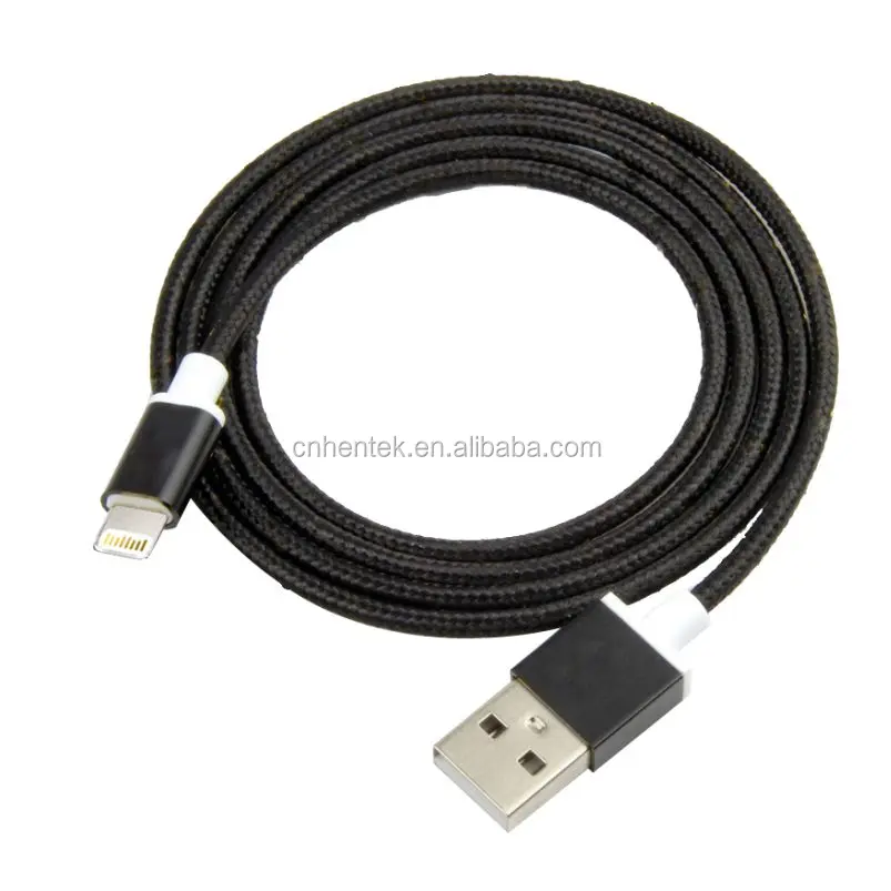 Nylon Mfi Braided 8p Cable Round Cable with Lighting Connector