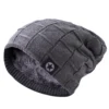 Korean male winter knitted hat warm soft breathable fashion custom winter wool caps