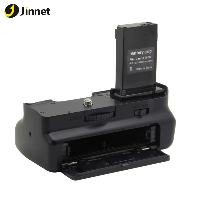 Bge100d Battery Grip With Remote Control For Canoneos 100d Sl1 Camera Fits 2 X Lpe12