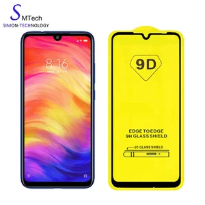 9D Full Glue Silk Print Tempered Glass For Samsung A10 to A90