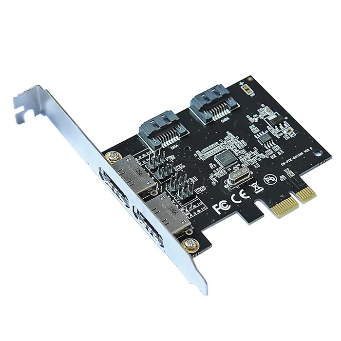 Карта diewu с 2 портами sata pcie