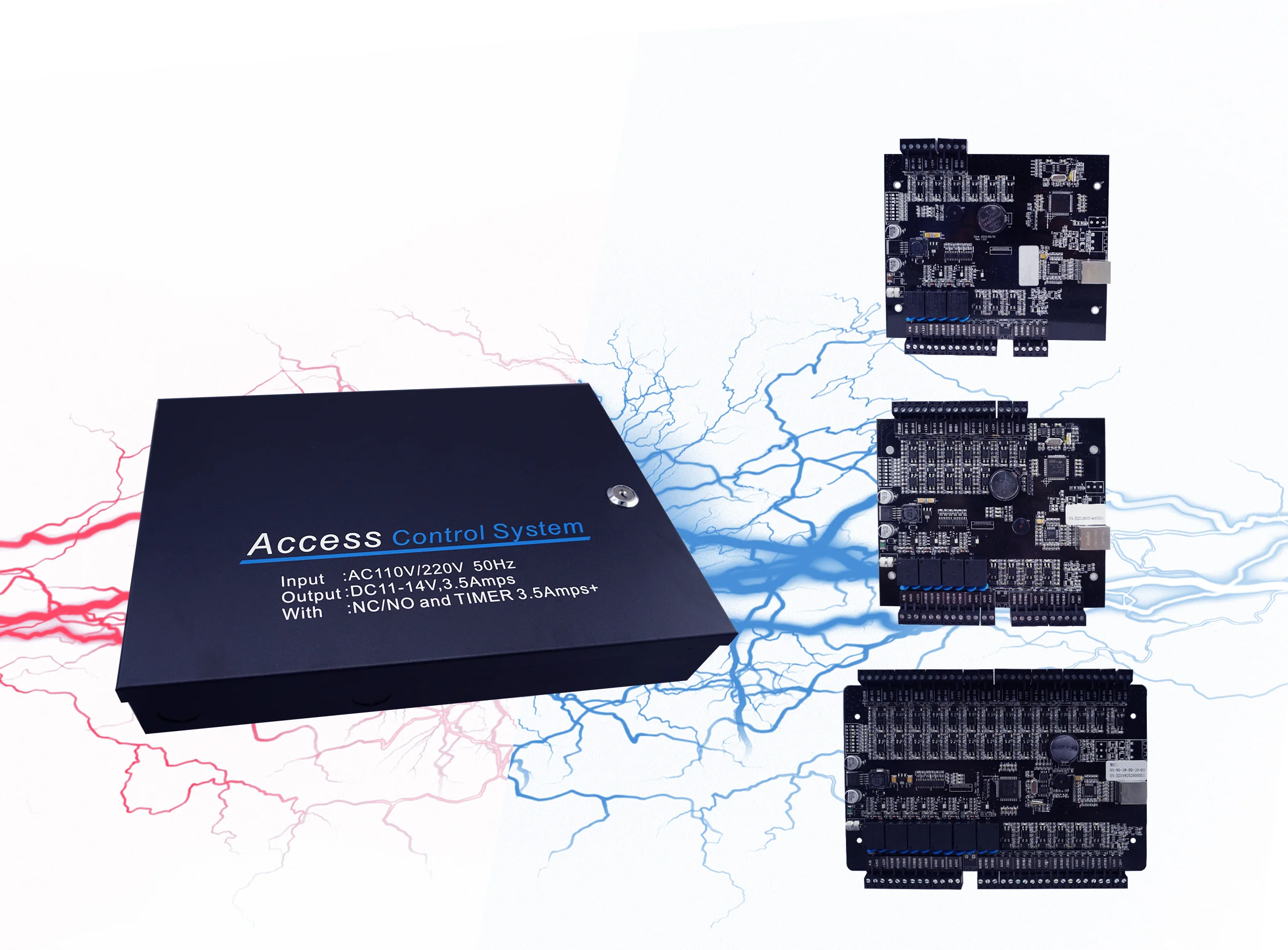 Smqt Dc 12v 5a 출력 액세스 컨트롤러 스위치 금속 상자 전원 공급 Buy Metal Box Power Supply