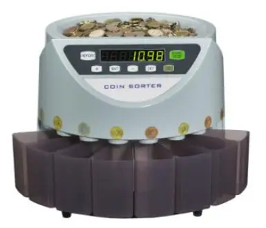 
High quality Plastic Euro auto Coin Sorter/Counter CS550 money counter 
