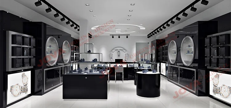 Luxury Watch Store interior design ideas with Modern Watch showcase