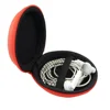 Travel Carrying Hard EVA Case Storage Bag for Earbuds Earphone Headset Round Shape with Zipper