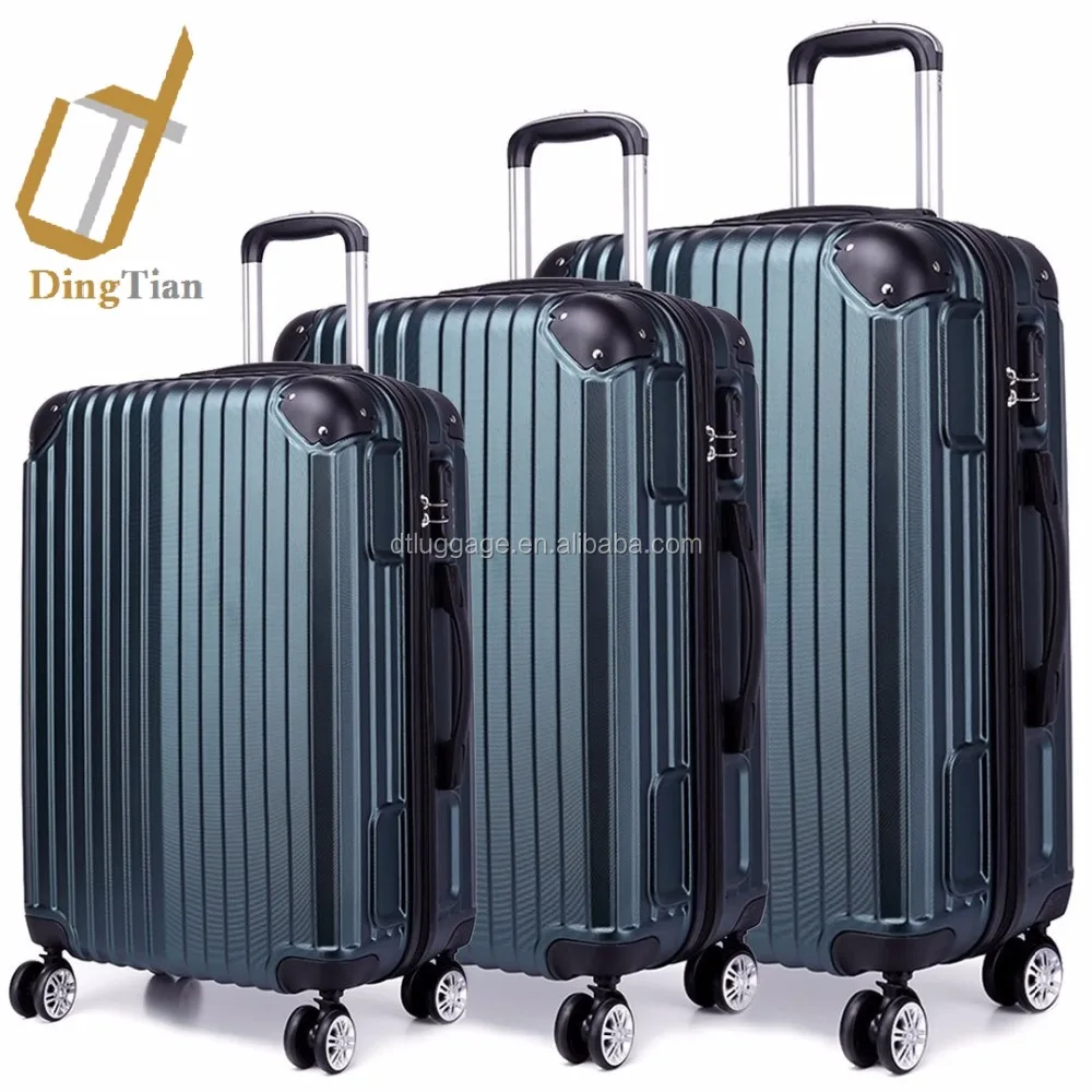 

ABS Hand Cabin Luggage Travel Bag Hard trolley suitcase, Navy green