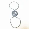 Custom Embossed Logo Garment Hanging Snap Lock Pin Loop