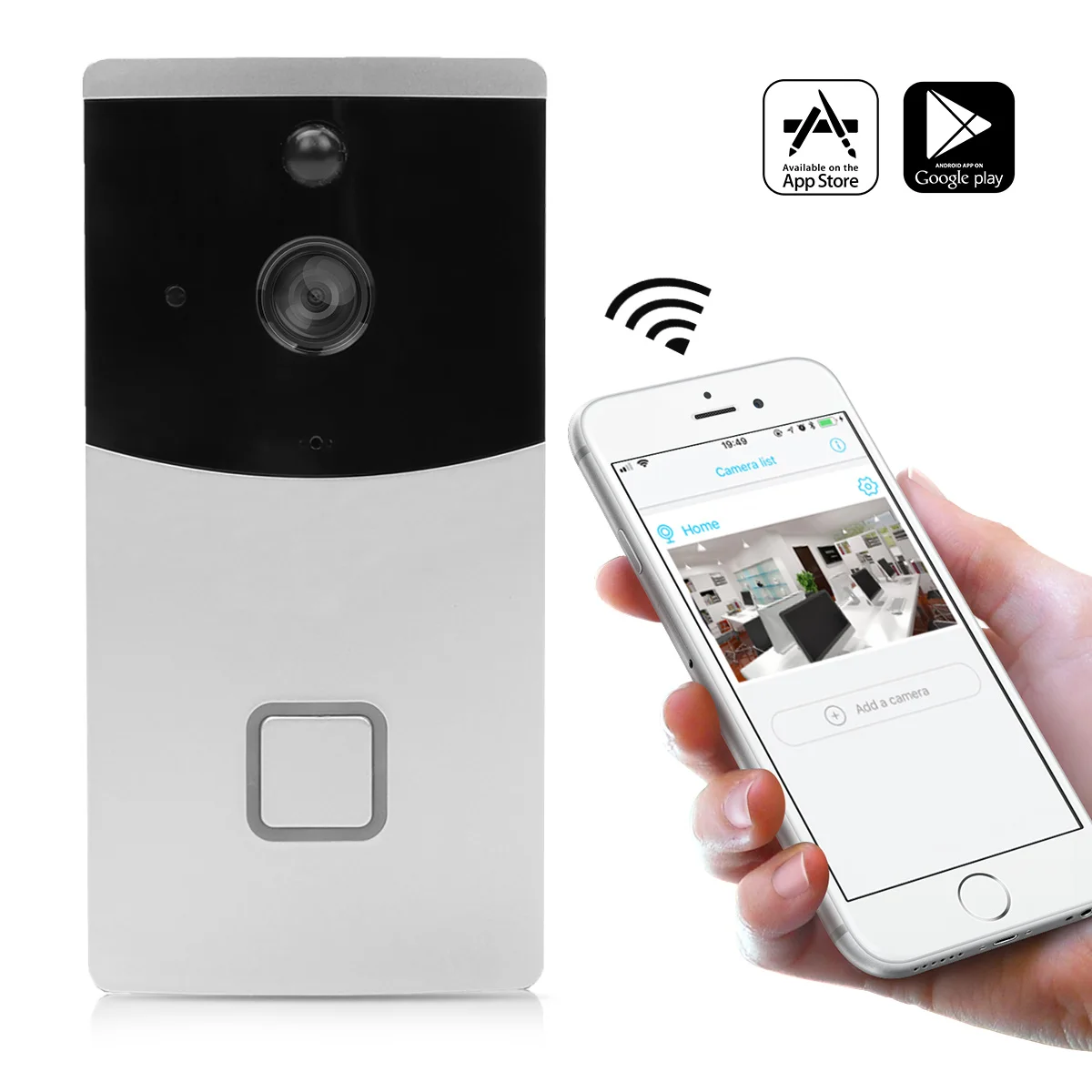 Wifi Doorbell Camera With Ring Wifi Doorbell For Apartments Wireless