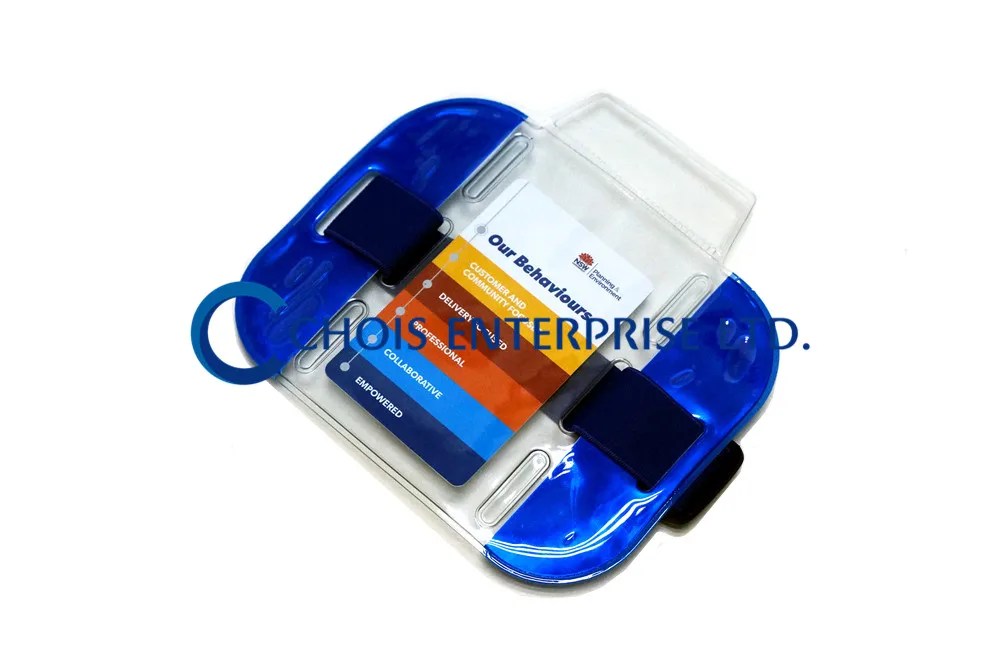 Security Armband Holder Arm Band Badge Holder With Flexible Elastic