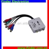 Component YPbPr video to composite RCA video converter support PAL/NTSC up to 1080p