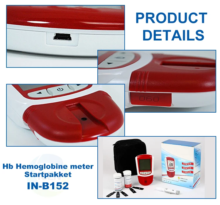 IN-B152 Cheap High Quality Digital Blood Testing Equipment Hemoglobin Meter
