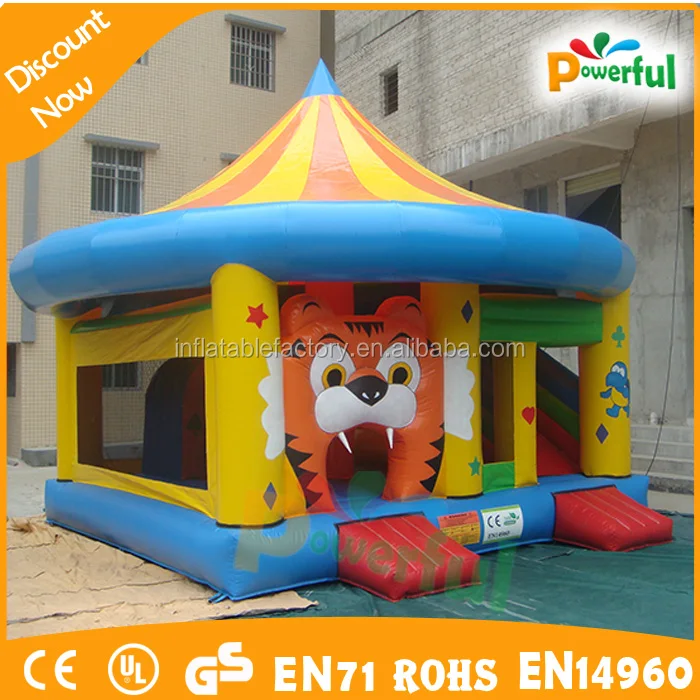 Hot sales inflatable tiger bouncer for kids