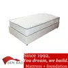 Knocked down packing mattress foundation and pocket spring mattress