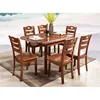 cheap dining room solid pine dining table set 6 chairs