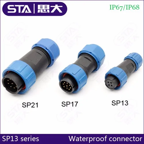 SD28 4pin waterproof connector IP68 Bulkhead aviation auto plug socket