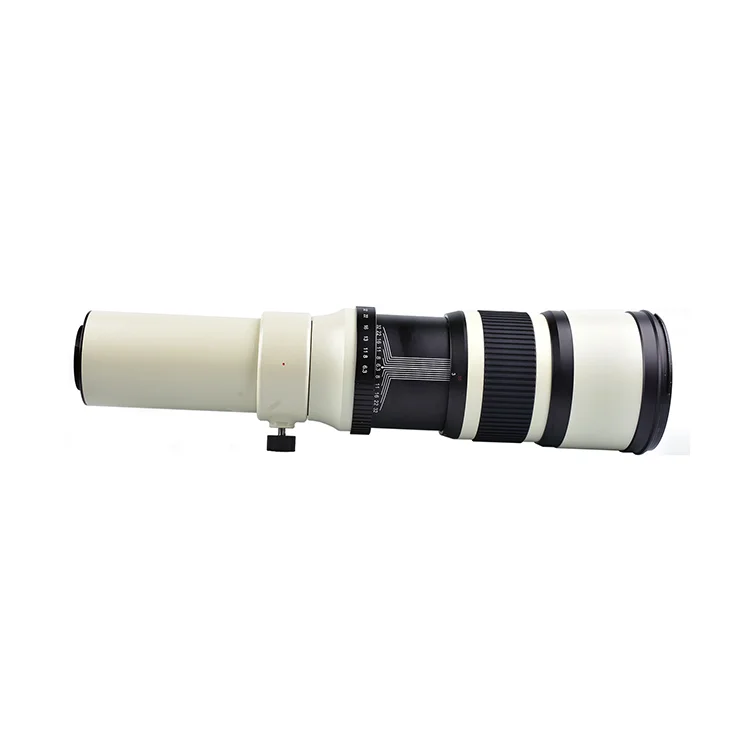 

500Mm Telephoto Fixed Focus Camera Lenses, Black