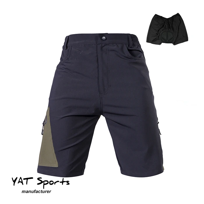 

Custom MTB Men's Baggy Casual Bike Cycling Mountain Shorts with Soft Cycling Padd