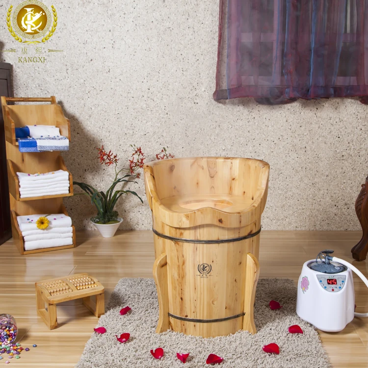 

Yoni sauna suit Shiatsu back women vaginal treatment bucket, Natural color
