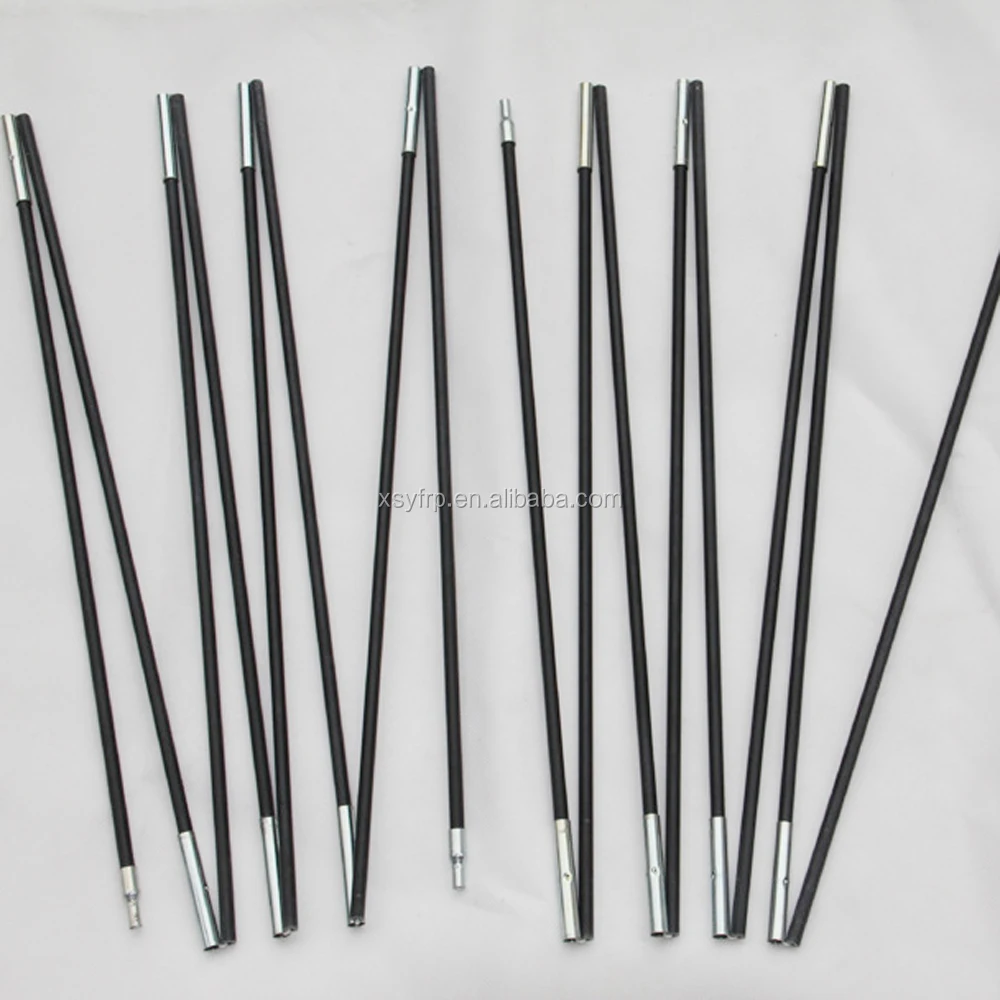 Custom Made Flexible Aa Grade Fiberglass Tent Poles For Sale With Glued