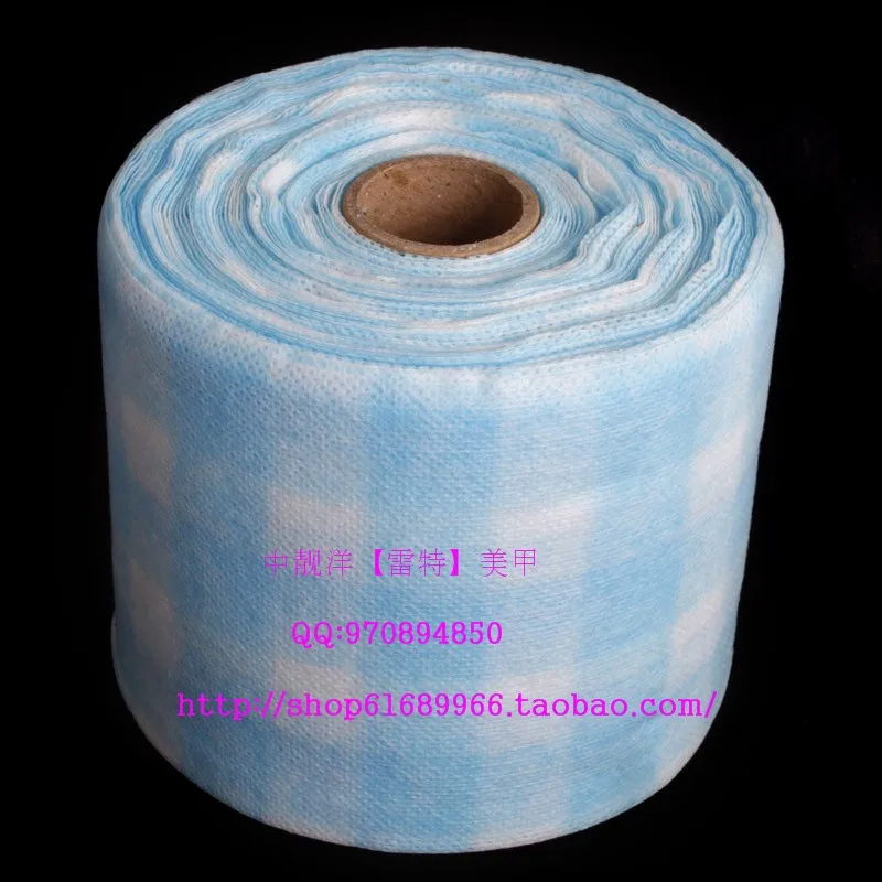 Nail Polish Manicure Cleaner Wipe Paper Roll 30m Nail Art Remover Towel 4 Colors