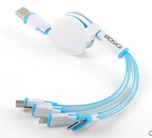 One to four a long delayed three mobile phone charging cable is USB Multi-Purpose Andrews data lines