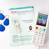 Handheld rfid reader writer card copier key duplicator cloner em4100 125khz 13.56mhz frequency