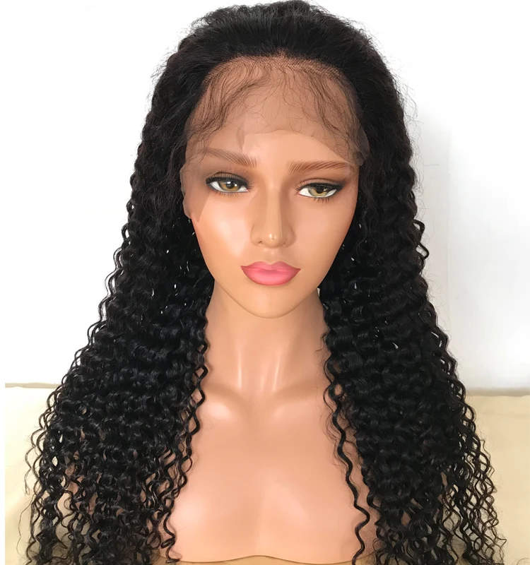 

Human Hair Full Lace Wig Unprocessed Wholesale Virgin Brazilian Hair Cheap Brazilian Human Hair Full Lace Wig Deep Wave