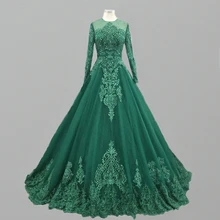 vestidos de noiva verde