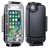 

China OEM PULUZ 40m Black Waterproof Diving Housing Underwater Photo Video Taking Cover Case for iPhone 8 for iPhone 7