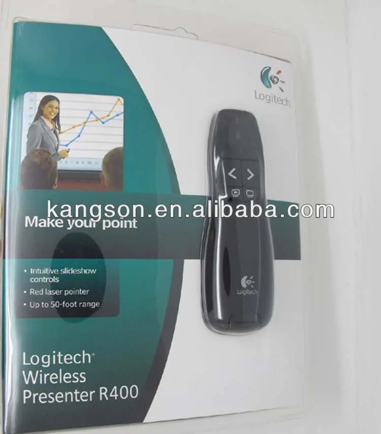 

Logitech Wireless Laser Presenter R400,Powerpoint Presentation Presenter