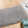 shinny silver uni good sales in Europe oeko certificate coral fleece floor mat bsci factory