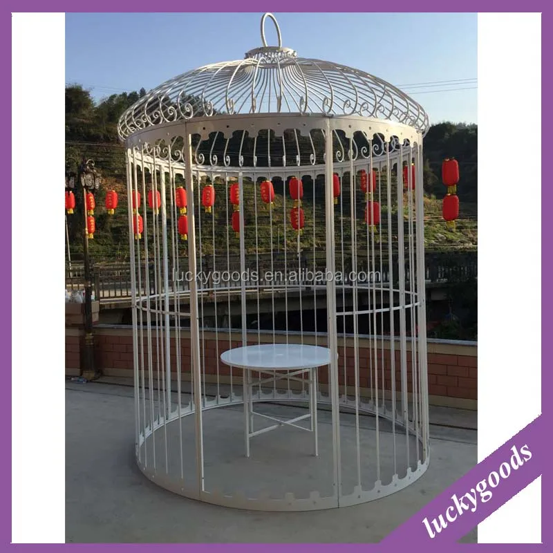 large round bird cage