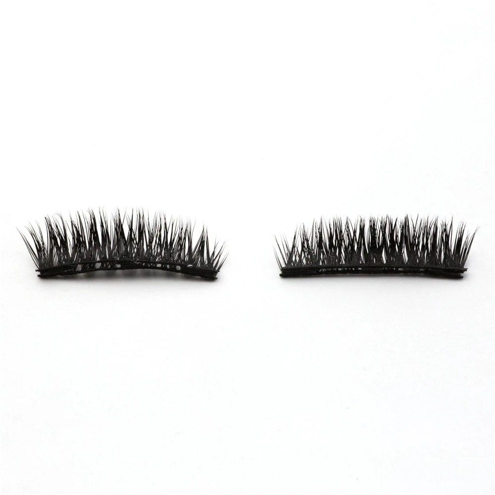 

Private label dramatic luxury mink magnetic eyelash, Natural black
