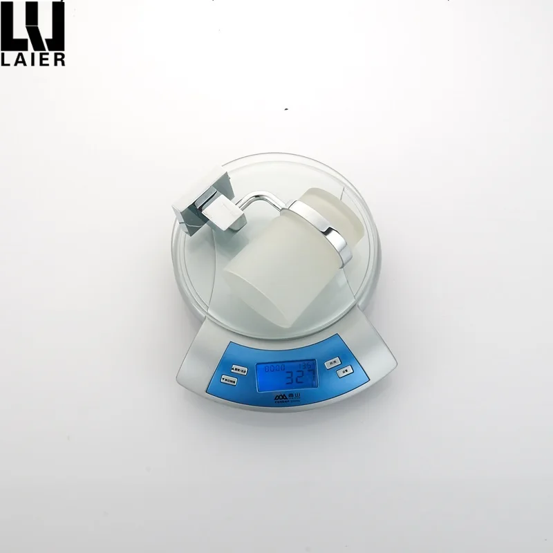 
Hotel Style Single Cup Toothbrush Holder Chromed Square Base Wall Mounted tumbler 