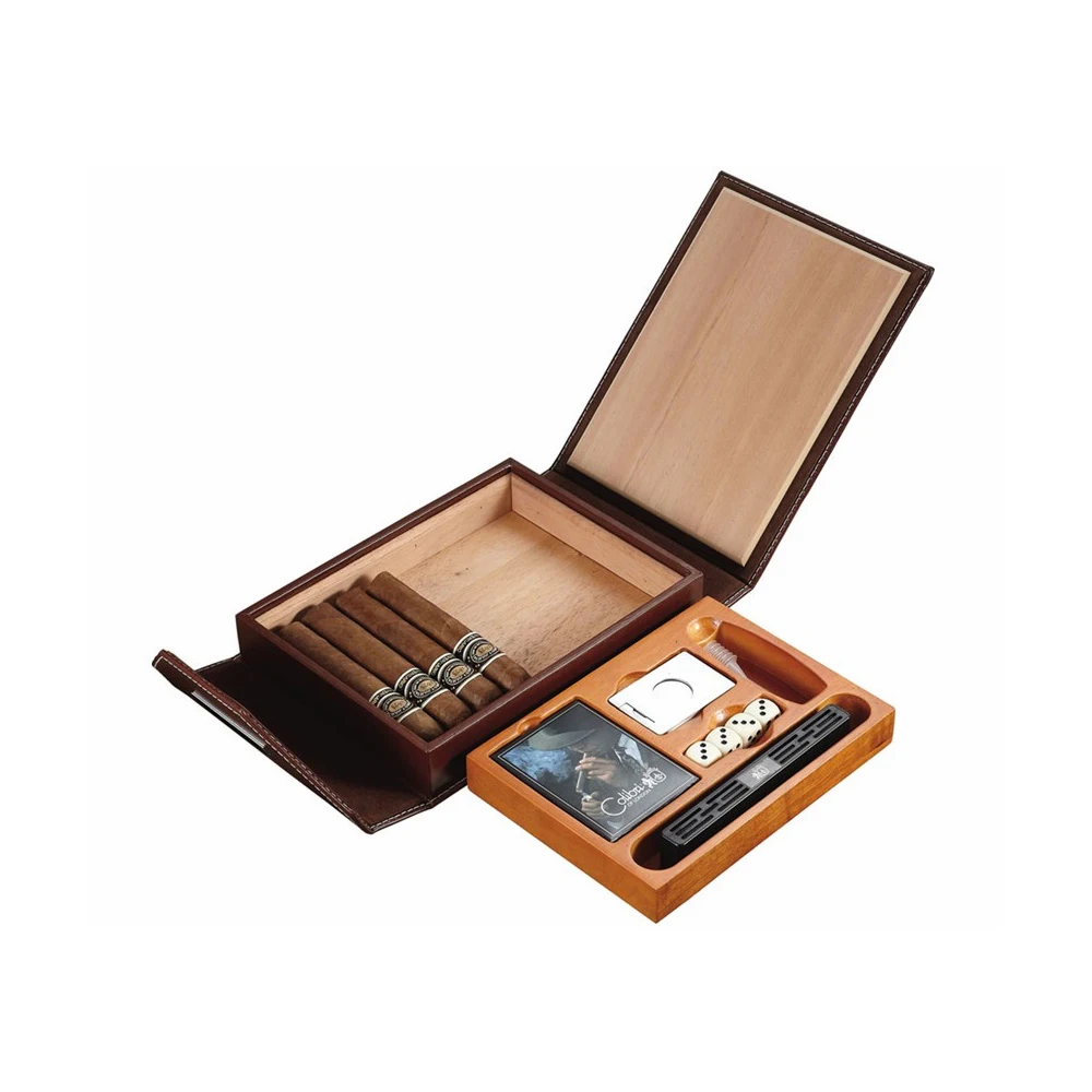 
Harwoo Pretty leather cigar boxes for sale 