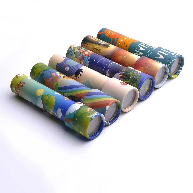 
Educational Toys 2018 Custom Promotional Items China Wholesale Kaleidoscope Magic Telescope Toy Paper Mini Kaleidoscope Printing 