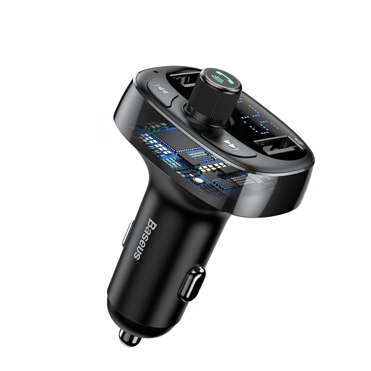 

Baseus New Arrival Blue Tooth MP3 Car Charger Socket With Car Holder