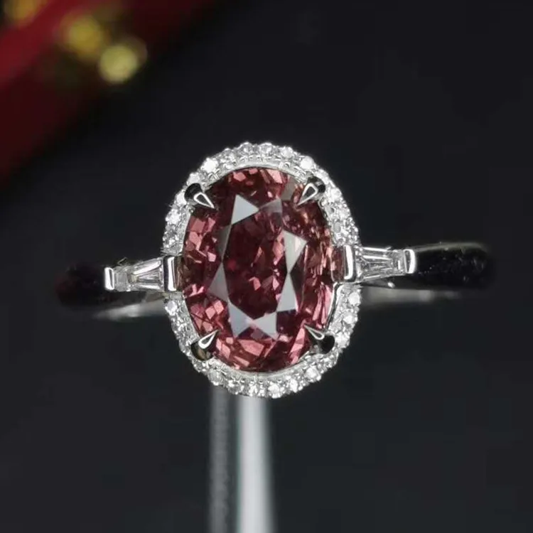 

Wholesale Vintage Style Precious 2.07ct Natural Padparadscha Sapphire Ring 18k Gold Jewelry Gemstone Ring