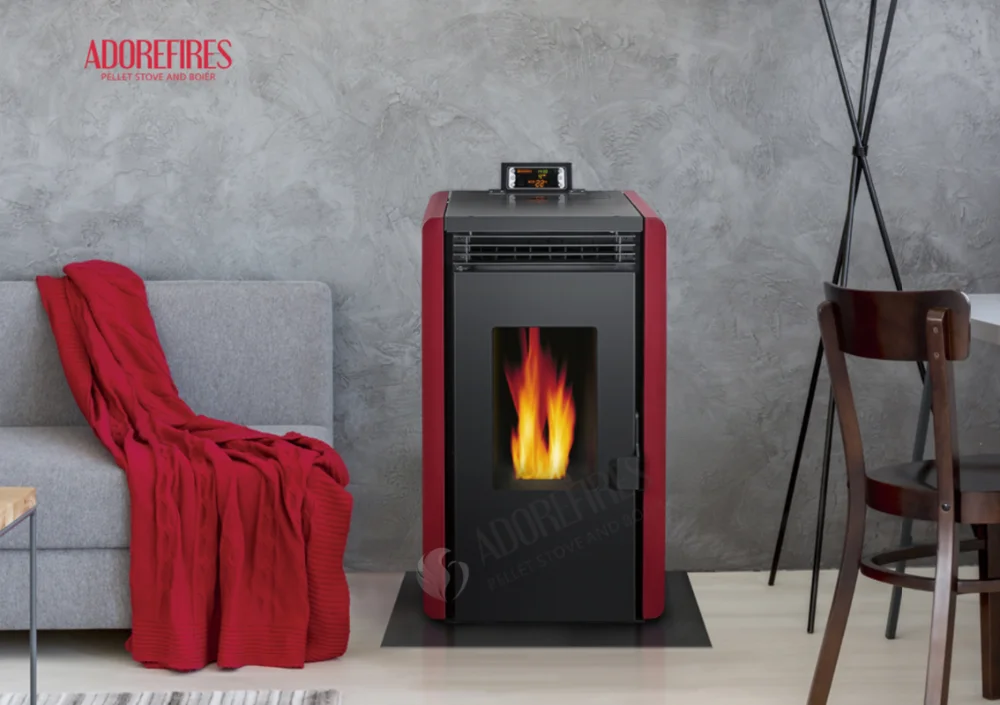 Cheap Auto Feeding 7 Kw Wood Burning Pellet Stove For Small Room - Buy