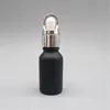 2018 new inventions essential oil set frosted glass dropper bottles cosmetic packing