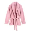 wholesale women solid color coral fleece flannel fleece heated women jacket shawl collar women welcomed jacket