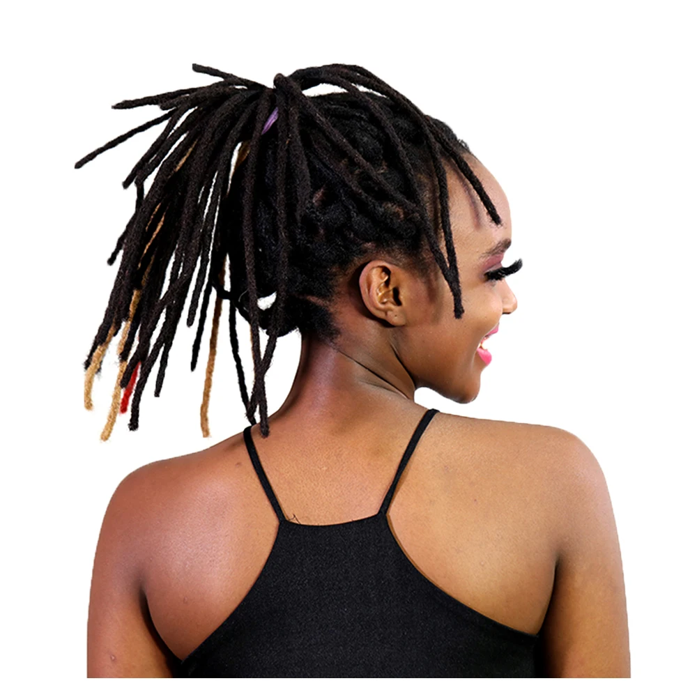 

Yotchoi factory price handmade locs 100% human hair dreadlock extensions